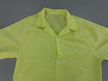 Anti Break Anti Static Workwear Clothing Polyester Filament With Conductive Fiber