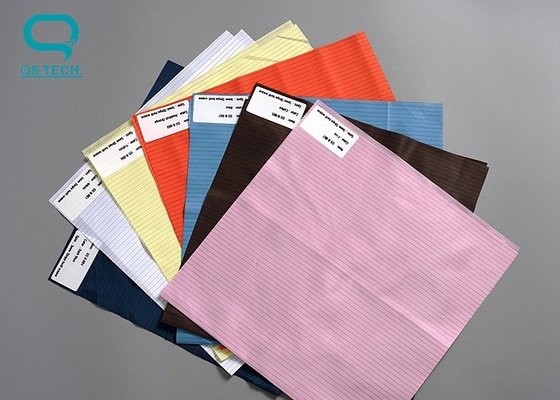 Esd Polyester Fabric Plain Various Color Anti Static Fabric Dust Proof