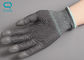 Pu Carbon Fiber Cleanroom Gloves Customized Logo Print XS-XXL Size